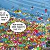Le spiagge affollate
